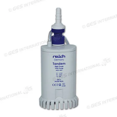 Pompa immersione Twin 19L REICH con valvola di non ritorno - immagine 3