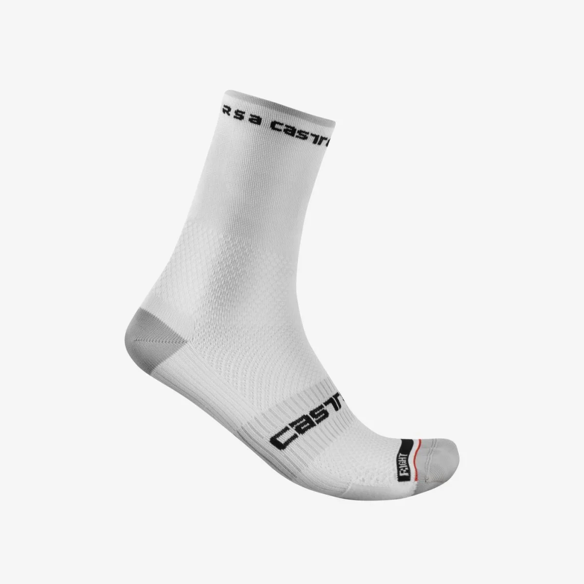 Calzini ciclismo Castelli "ROSSO CORSA PRO 15 SOCK" Bianco - immagine 2