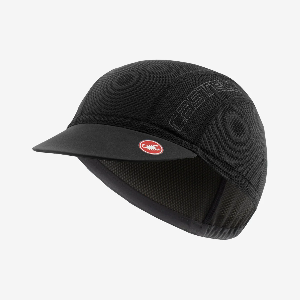 Copricapo Ciclismo Castelli "A/C 2 CYCLING CAP" Black - immagine 2