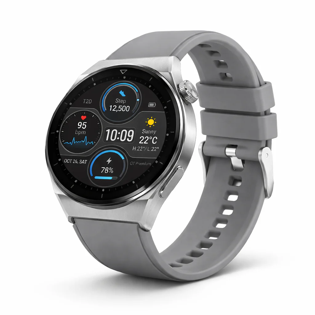 Smartwatch V5 in Acciaio Inox con 7 Cinturini, Chiamate Bluetooth e Fitness - immagine 5