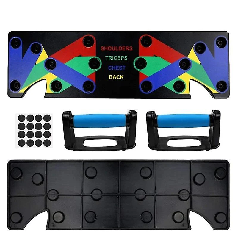 9 in 1 Push Up Rack Board, Supporti Push-up Allenamento in Palestra Attrezzature per Il Fitness a casa - immagine 4