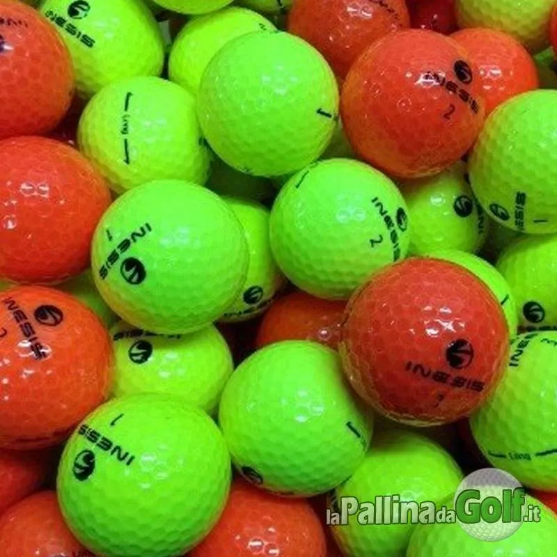 150 PALLINE DA GOLF USATE INESIS COLORATE (PEARL/AAA) - immagine 2