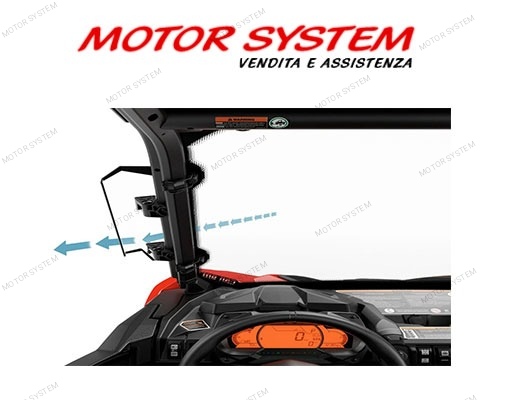 DEFLETTORI ANTIVENTO LATERALI CAN AM MAVERICK SPORT E TRAIL - immagine 2