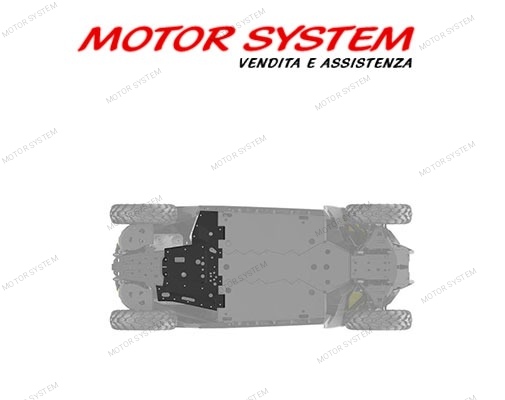 PIASTRA SALVATELAIO POSTERIORE IN HMWPE CAN AM MAVERICK SPORT E TRAIL - immagine 2