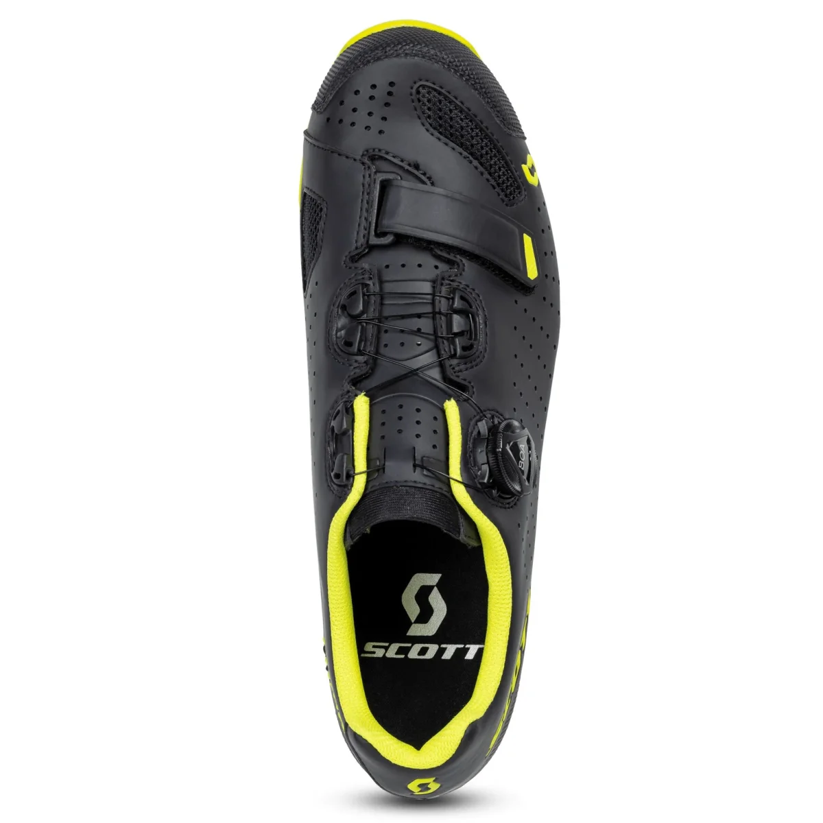 Scarpe Bicicletta SCOTT "SCARPE SCOTT MTB COMP BOA®" Matt black/sulphur yellow - immagine 5