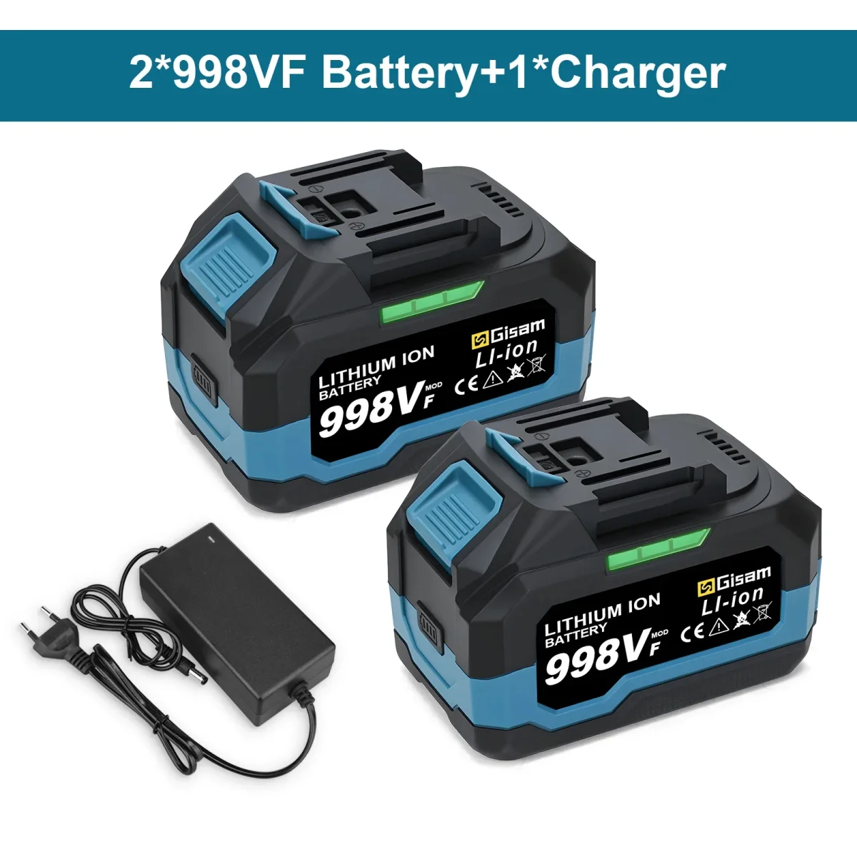 Batterie 21V 4.5Ah 4.0Ah litio compatibile trapani avvitatori motosega cesoie - immagine 3