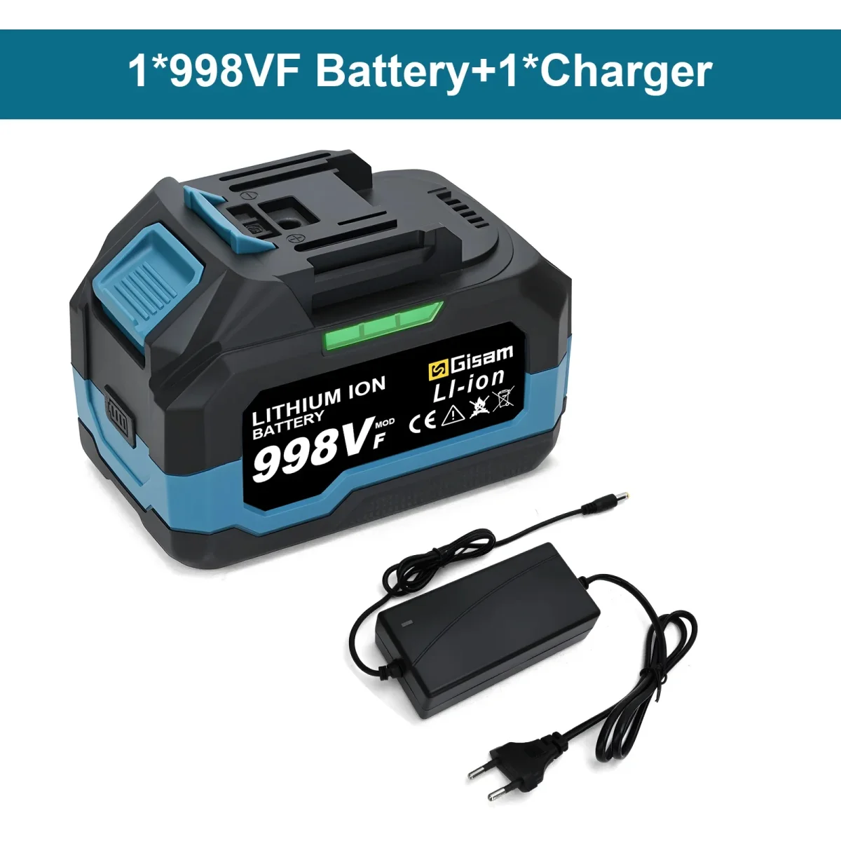 Batterie 21V 4.5Ah 4.0Ah litio compatibile trapani avvitatori motosega cesoie - immagine 5