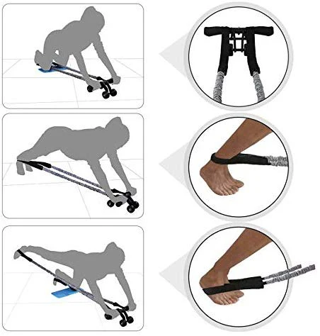 AB Wheel Roller Addominali Fitness Palestra Esercizi 5 in 1 - immagine 4