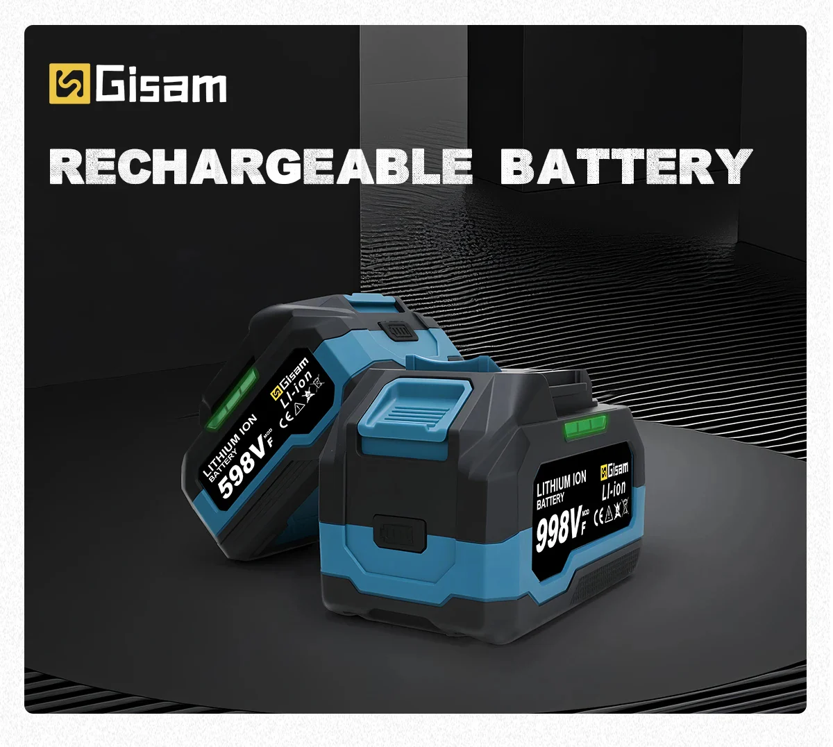 Batterie 21V 4.5Ah 4.0Ah litio compatibile trapani avvitatori motosega cesoie - immagine 6