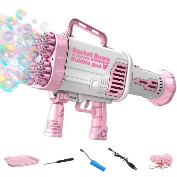 Giocattolo a bolle – Bubble gun 64 fori automatica - immagine 6