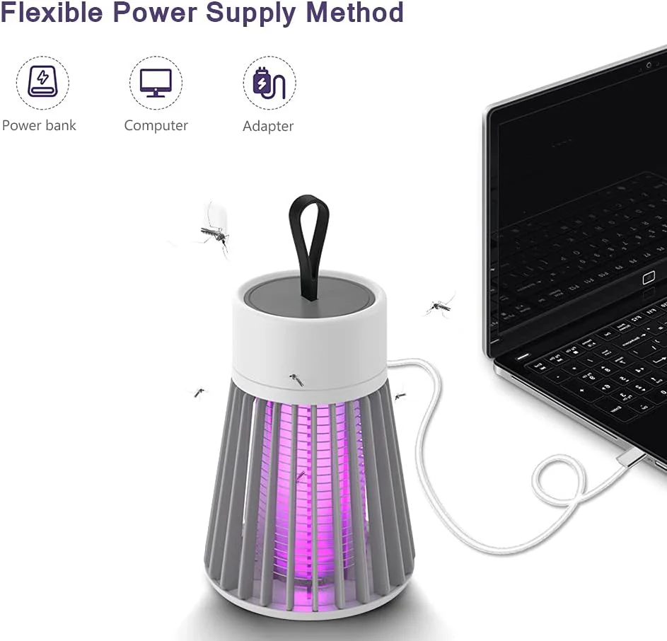 Lampada Elettrica uccidi Zanzare Portatile Led Elimina Zanzare - immagine 4