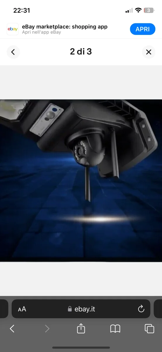 LAMPIONE STRADALE CON PANNELLO SOLARE 800w FARO LED CON TELECAMERA PTZ ICSEE - immagine 6