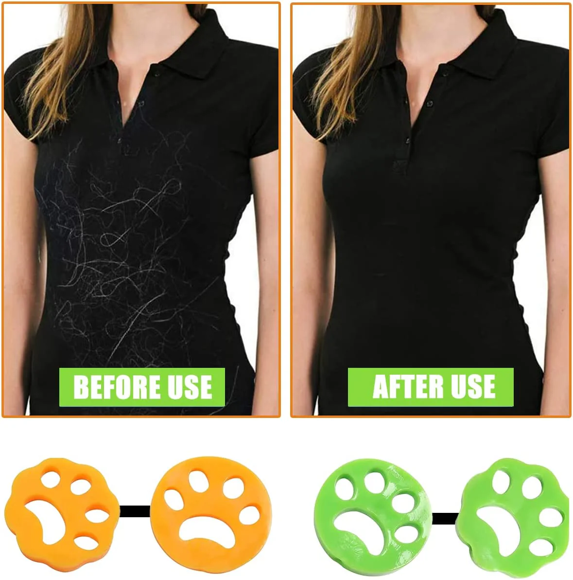 5 pz Zampina Acchiappapeli Rimuovi Peli Cani E Gatti Animali Domestici Pulizia Casa Per Biancheria - immagine 4