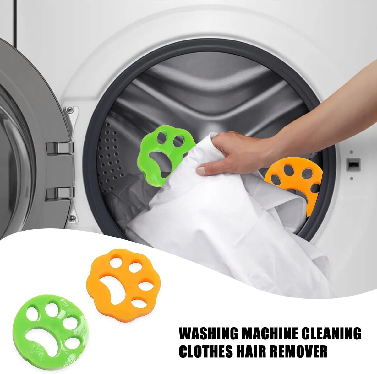 5 pz Zampina Acchiappapeli Rimuovi Peli Cani E Gatti Animali Domestici Pulizia Casa Per Biancheria - immagine 8