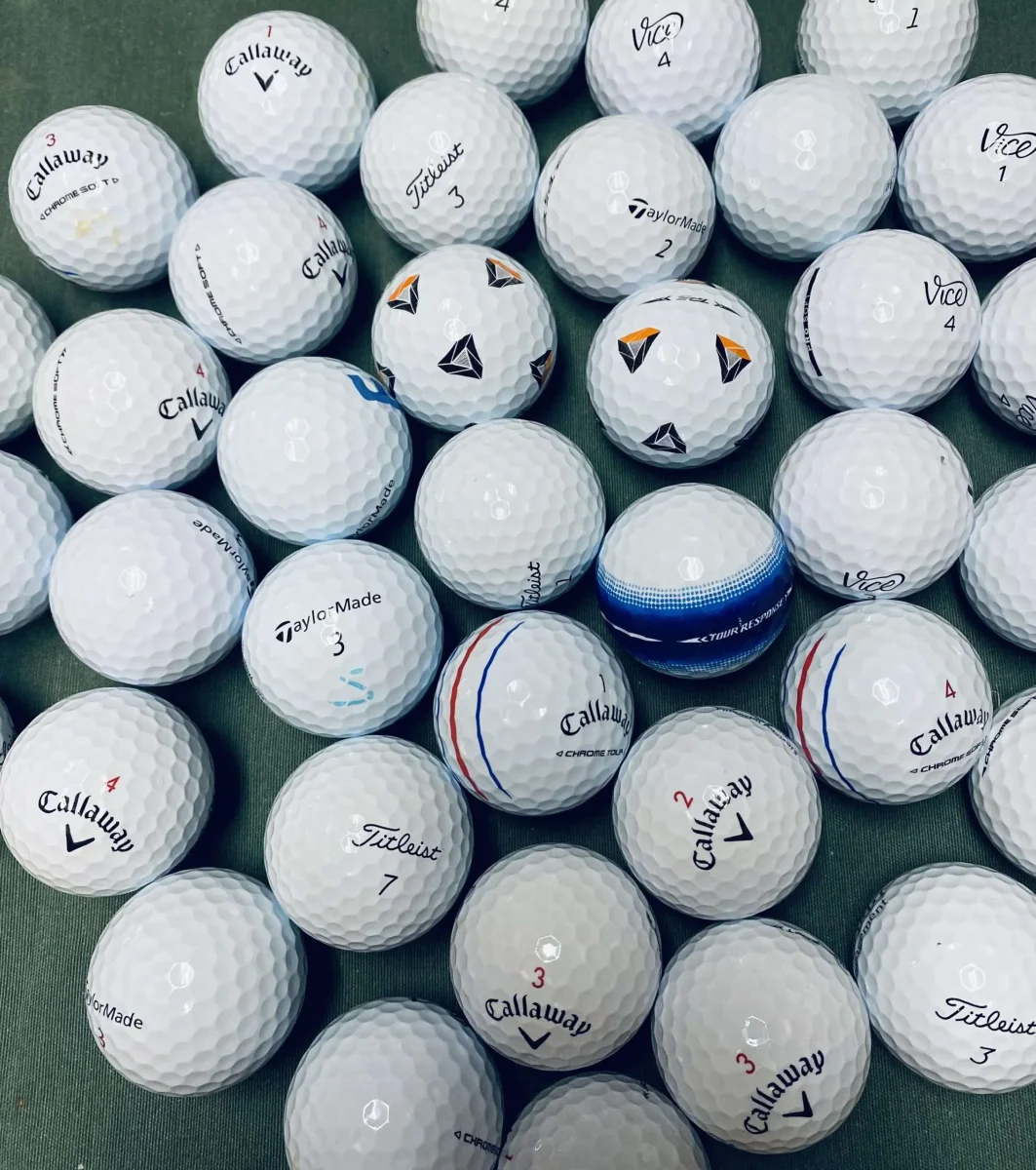 50 PALLINE DA GOLF USATE ALTA QUALITA’ (PEARL/AAA) - immagine 2