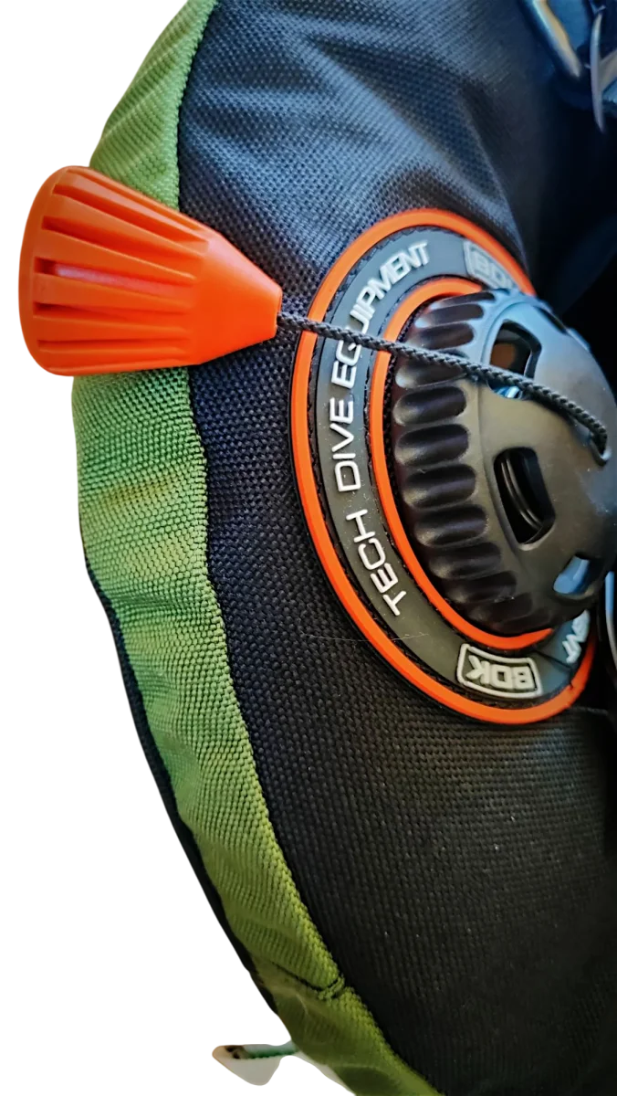 BDK DMT 30 - Gav tecnico a Spinta posteriore VERDE BCD | DivePop - immagine 4