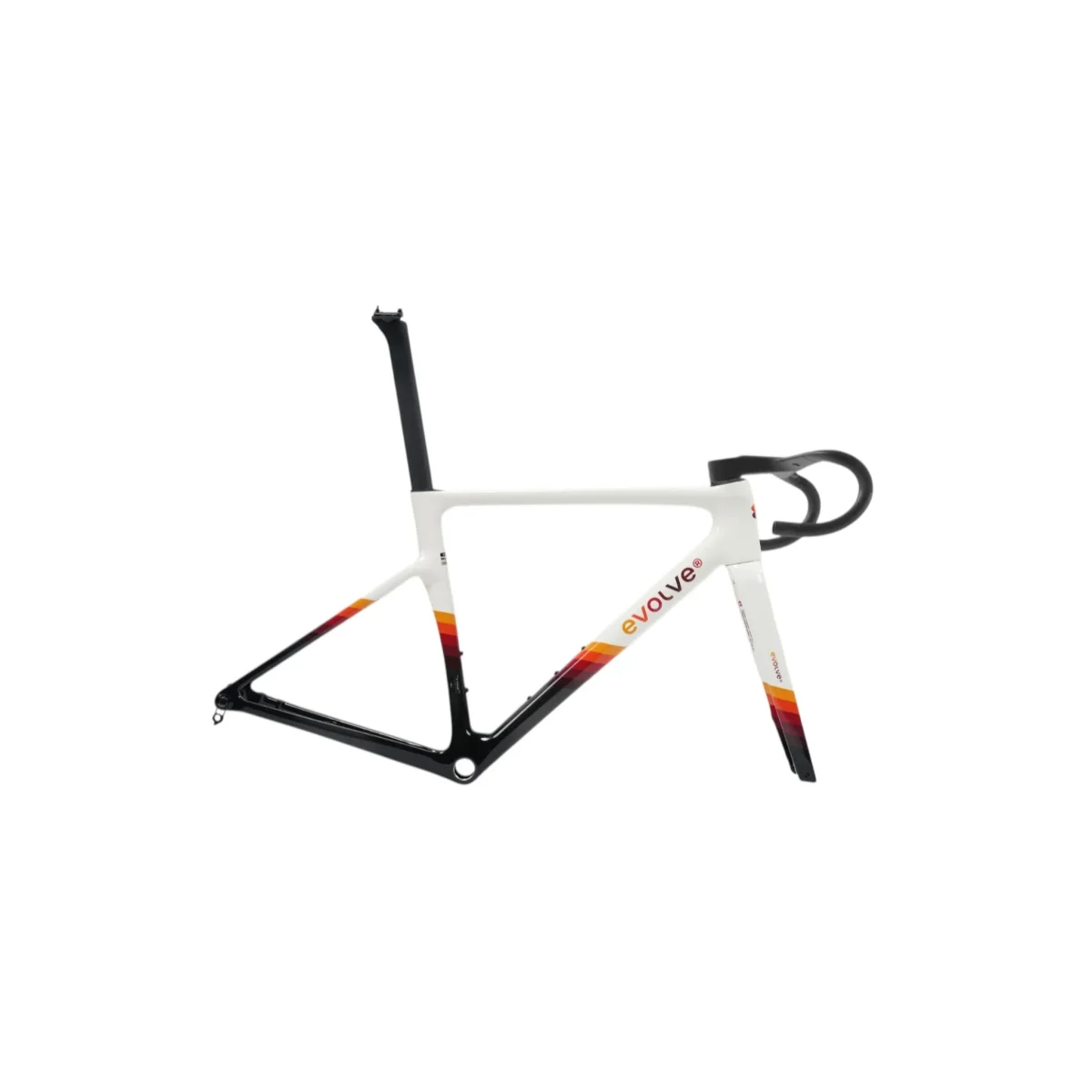 EVOLVE CIMA PANDA PODIUM Telaio e Manubrio carbonio 650Gr - immagine 5