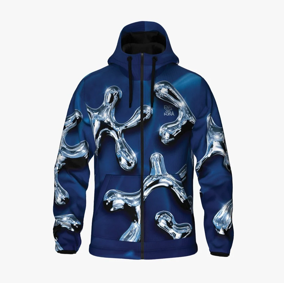 EnergiaPura Felpa Ruis Printed full Zip Unisex MH514X. C9 - immagine 2