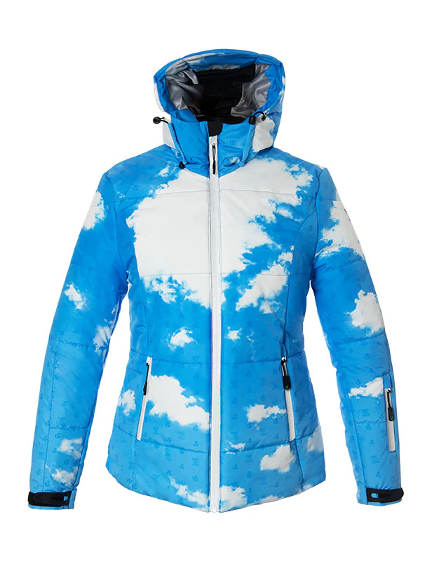 EnergiaPura Giacca Cielo Piumino Con Cappuccio Lady - immagine 2