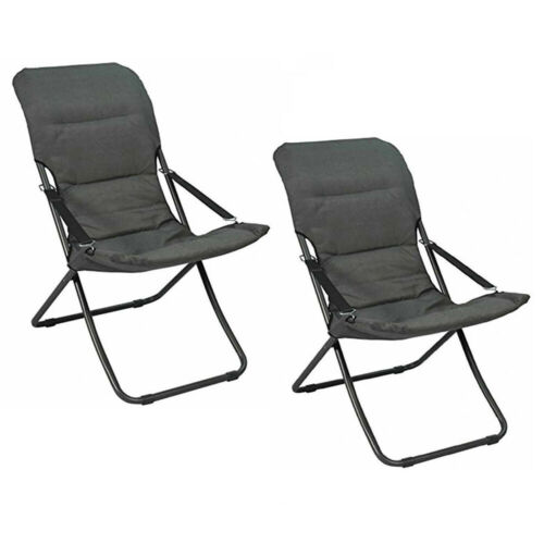 SDRAIO FLORIS DA GIARDINO antracite-2 PZ CANAPONE IMBOTTITO PRODOTTO ITALIANO DA VERANDA - immagine 2