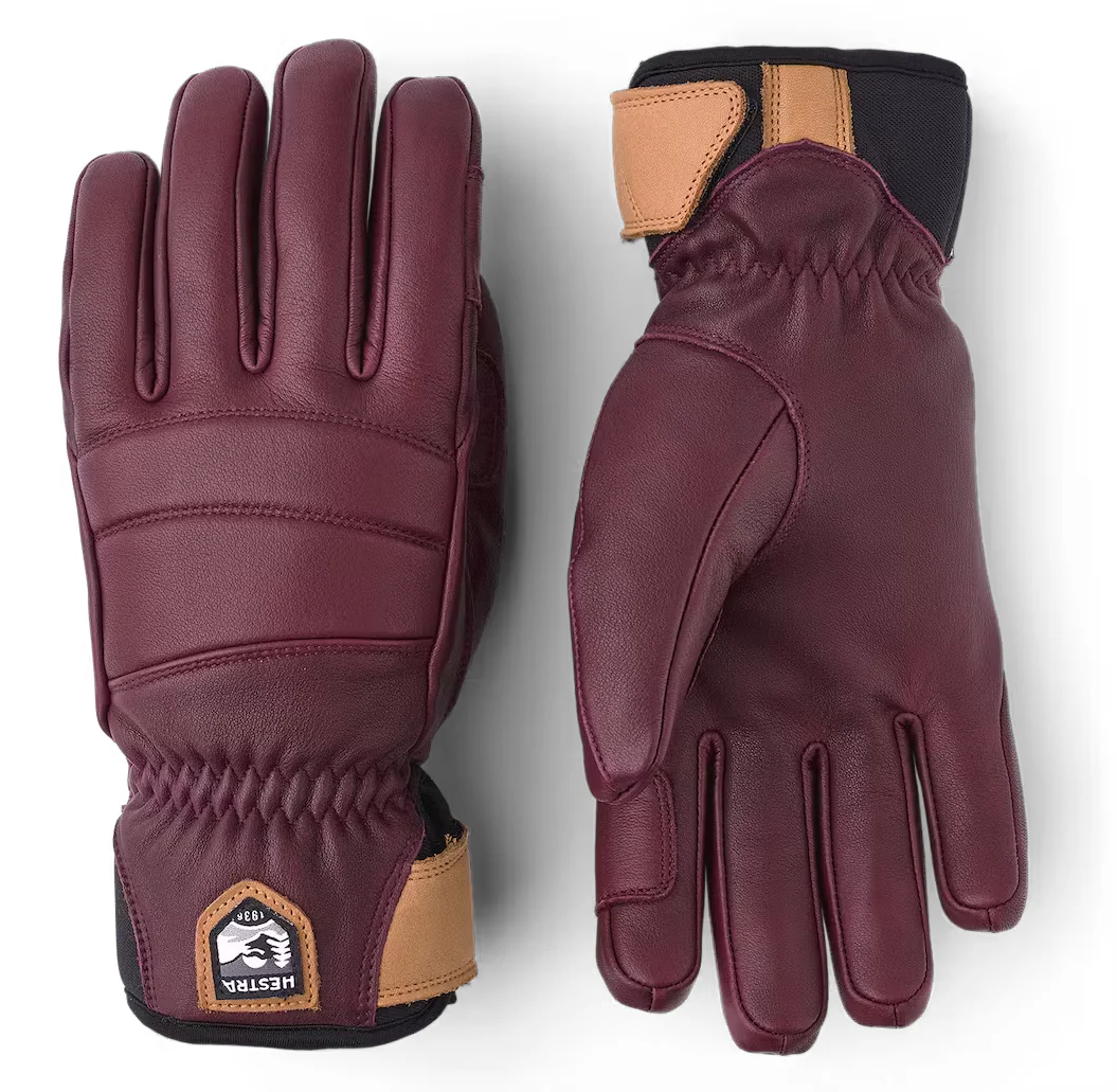 HESTRA Fall Line guanto da donna a 5 dita in pelle - immagine 3