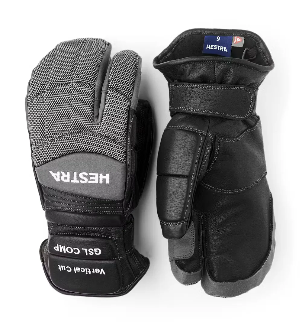 HESTRA GSL Race Comp moffola 3 dita da gara in pelle - immagine 2
