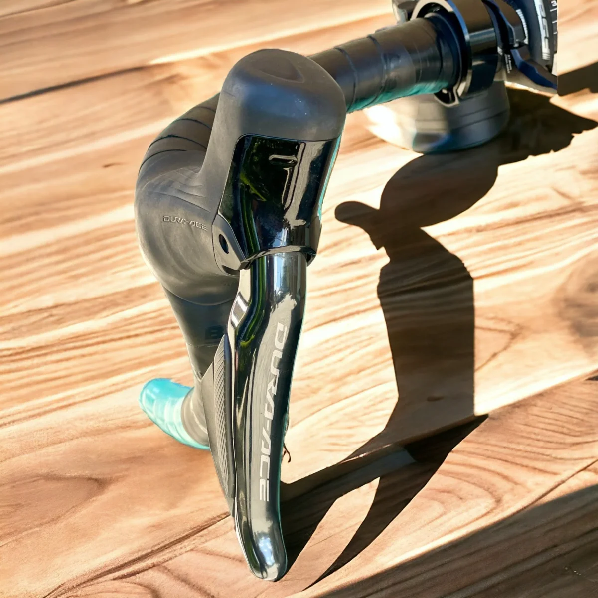 BICI DA CORSA BIANCHI SPECIALISSIMA USATA DURAACE DI2 12V RUOTE SHIMANO RS - immagine 7