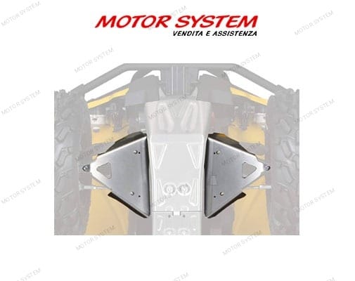 KIT PIASTRE DI PROTEZIONE PER BRACCI ANTERIORI IN ALLUMINIO CAN AM OUTLANDER E RENEGADE - immagine 3