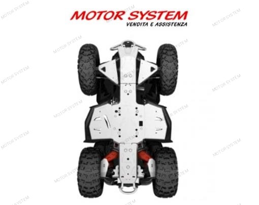 KIT PIASTRE SALVATELAIO IN ALLUMINIO CAN AM RENEGADE - immagine 2