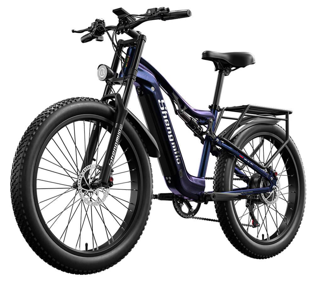 2023 Nuova mountain bike elettrica a sospensione completa Shengmilo MX03 × 2 EBIKES COMBO - immagine 4