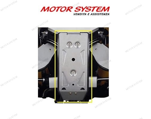 PIASTRA POSTERIORE SALVATELAIO IN ALLUMINIO CAN AM OUTLANDER PASSO CORTO E RENEGADE - immagine 2