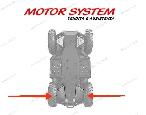 PROTEZIONI IN ALLUMINIO PER I BRACCI AD A POSTERIORI CAN AM OUTLANDER G3L - immagine 2