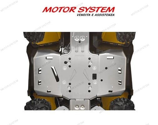 PIASTRA CENTRALE SALVATELAIO IN ALLUMINIO CAN AM OUTLANDER E RENEGADE - immagine 2