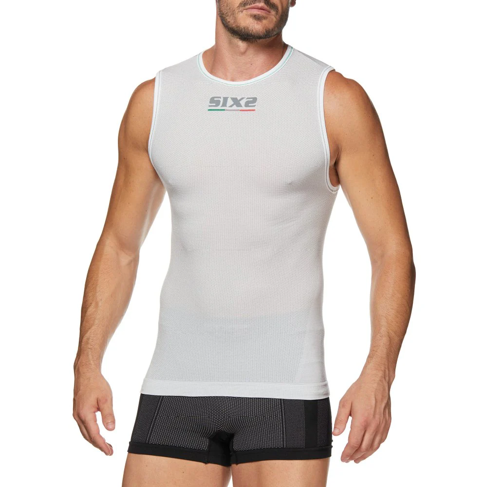 Intimo Ciclismo SIX2 "CANOTTA INTIMA LEGGERA" White Carbon - immagine 7