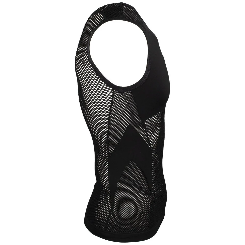 Intimo Ciclismo SIX2 "SMANICATO A RETE CORE" NERO - immagine 3