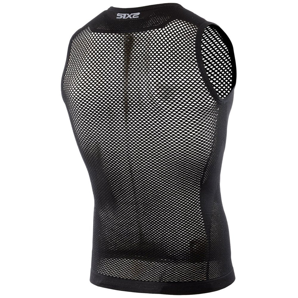 Intimo Ciclismo SIX2 "SMANICATO A RETE CORE" NERO - immagine 4