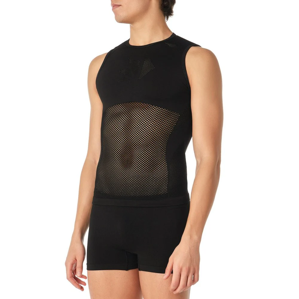Intimo Ciclismo SIX2 "SMANICATO A RETE CORE" NERO - immagine 5