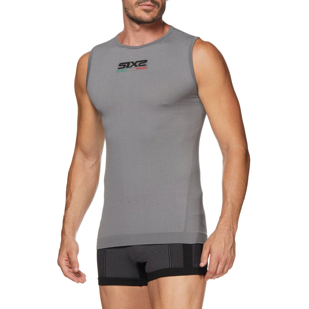 Intimo Ciclismo SIX2 "CANOTTA INTIMA 4 STAGIONI" Dark Grey - immagine 6