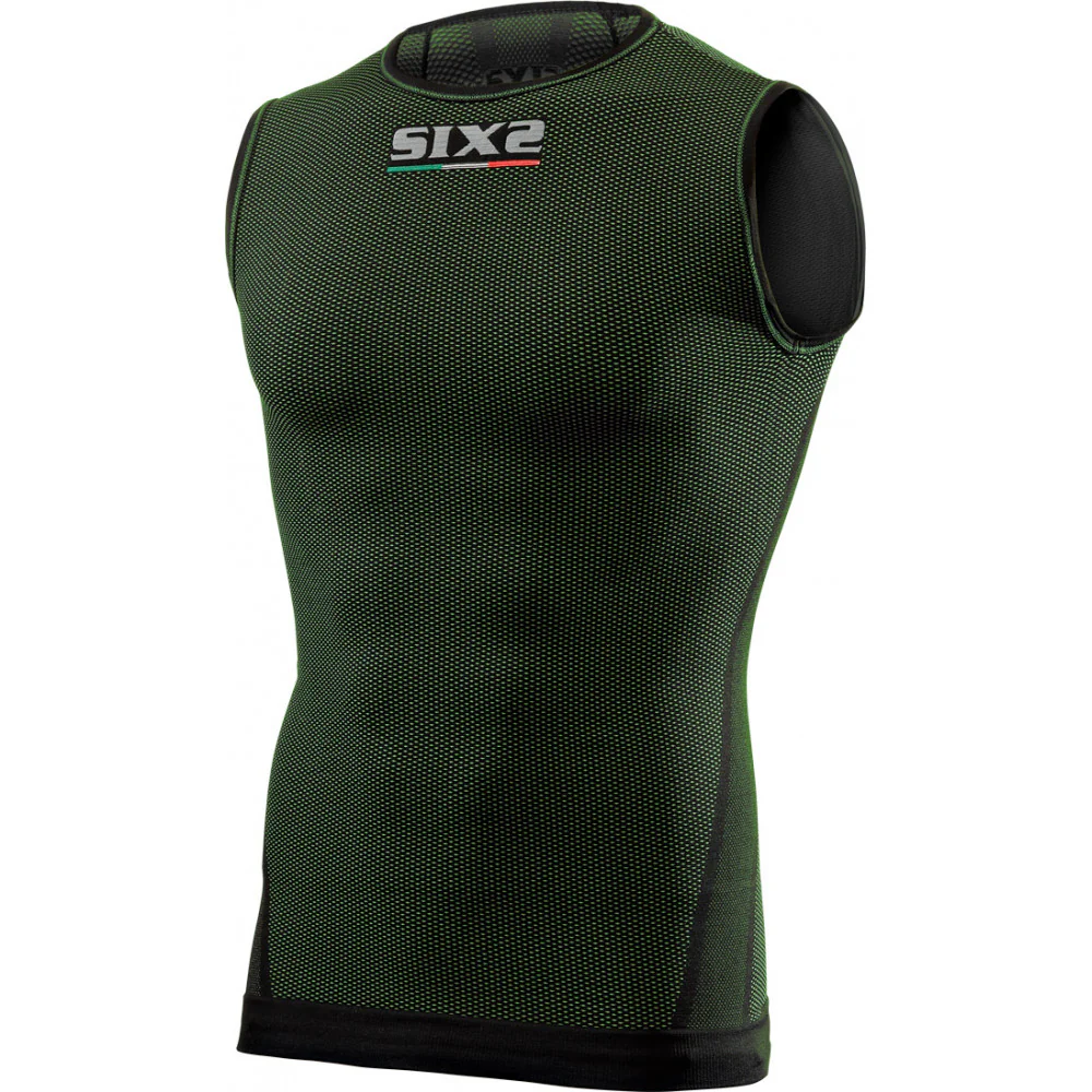 Intimo Ciclismo SIX2 "CANOTTA INTIMA 4 STAGIONI" Dark Green - immagine 2