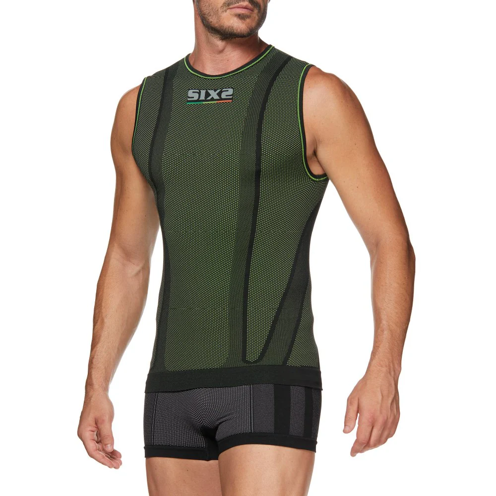 Intimo Ciclismo SIX2 "CANOTTA INTIMA 4 STAGIONI" Dark Green - immagine 6