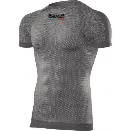 Intimo Ciclismo SIX2 "MAGLIA MANICHE CORTA" DARK GREY - immagine 2