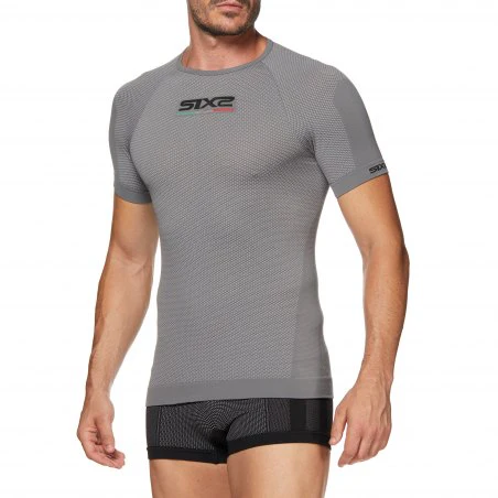 Intimo Ciclismo SIX2 "MAGLIA MANICHE CORTA" DARK GREY - immagine 7
