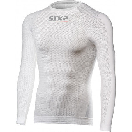 Intimo Ciclismo SIX2 "MAGLIA MANICHE LUNGHE" White Carbon - immagine 2