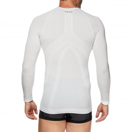 Intimo Ciclismo SIX2 "MAGLIA MANICHE LUNGHE" White Carbon - immagine 6