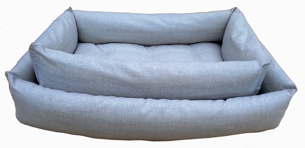 CUCCIA BIS IMBOTTITA GRIGIO 497 DA INTERNO PER CANI/GATTI - immagine 2