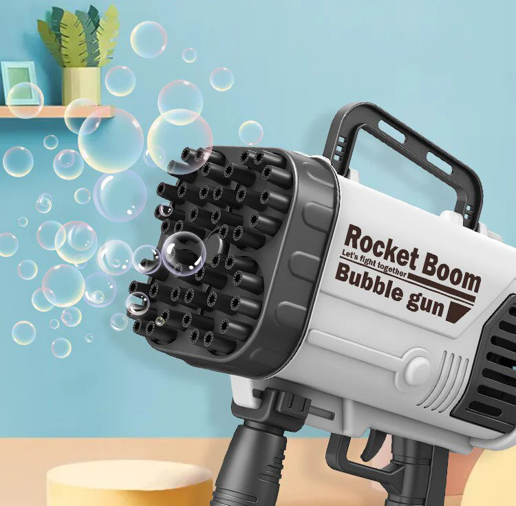 Giocattolo a bolle – Bubble gun 64 fori automatica - immagine 2