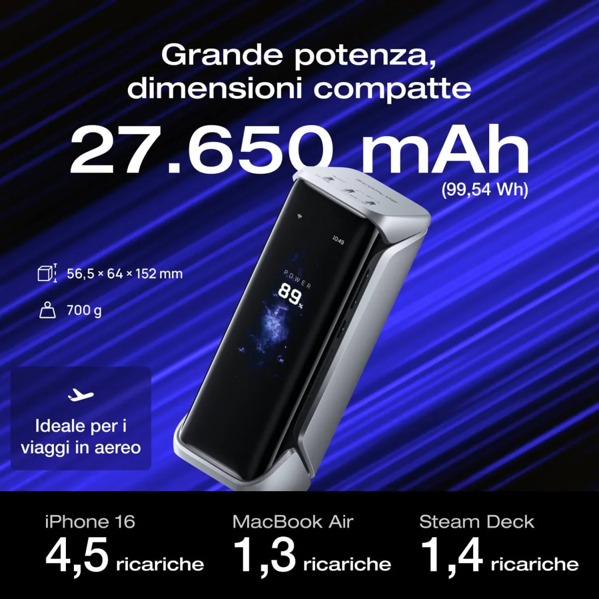 Power bank EcoFlow RAPID Pro X (27.650 mAh, 300 W) - immagine 7