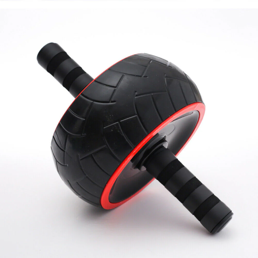 AB wheel rinforzo addominale retrazione addominale rotonda gomma naturale pura muscolo addominale rullo tondo allenamento addominale - immagine 5