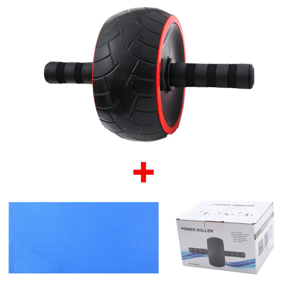 AB wheel rinforzo addominale retrazione addominale rotonda gomma naturale pura muscolo addominale rullo tondo allenamento addominale - immagine 3