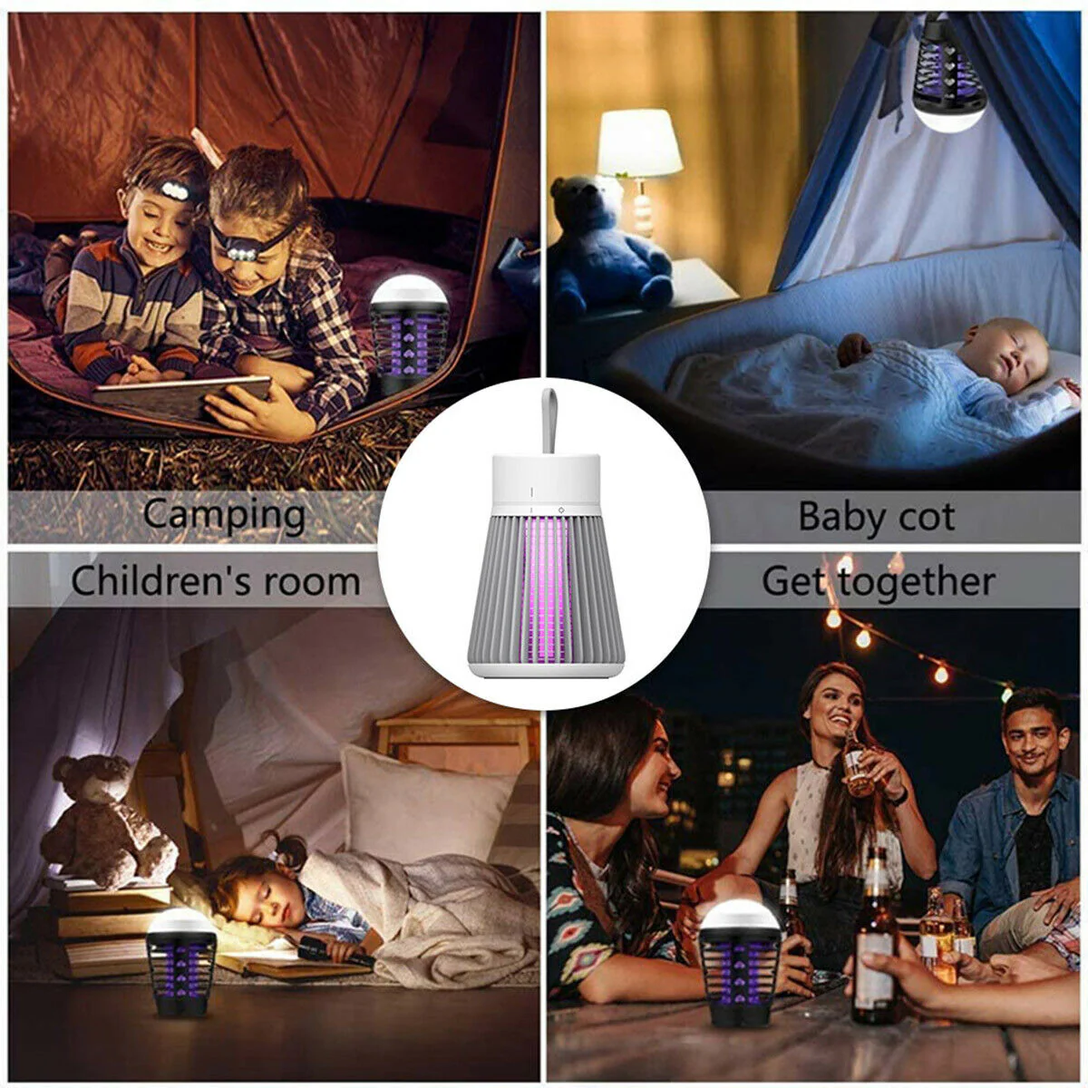 Lampada Elettrica uccidi Zanzare Portatile Led Elimina Zanzare - immagine 9